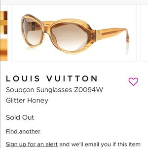 Louis Vuitton sunglasses, without case